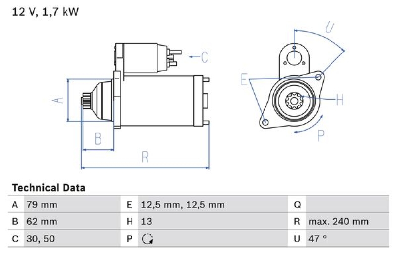 BOSCH Starter