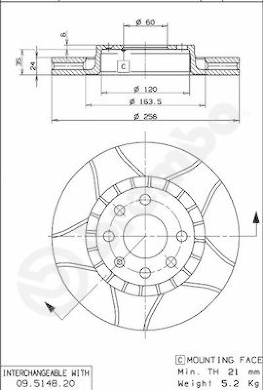 2x BREMBO Brake Disc XTRA LINE - Max