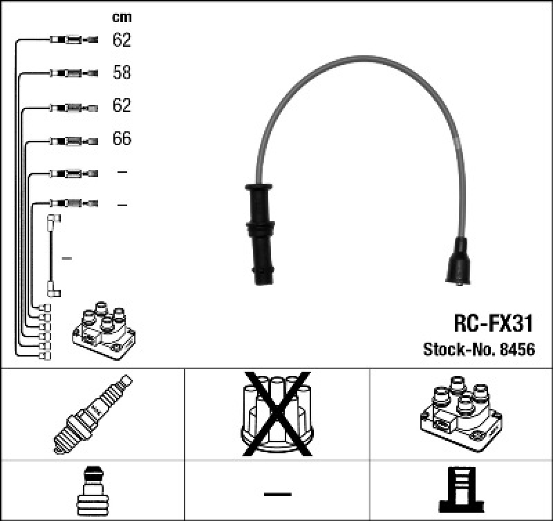 NGK Ignition Cable Kit