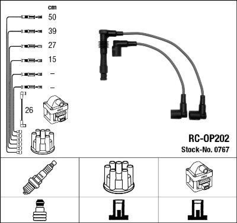 NGK Ignition Cable Kit