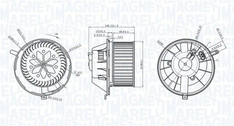 MAGNETI MARELLI Innenraumgebläse