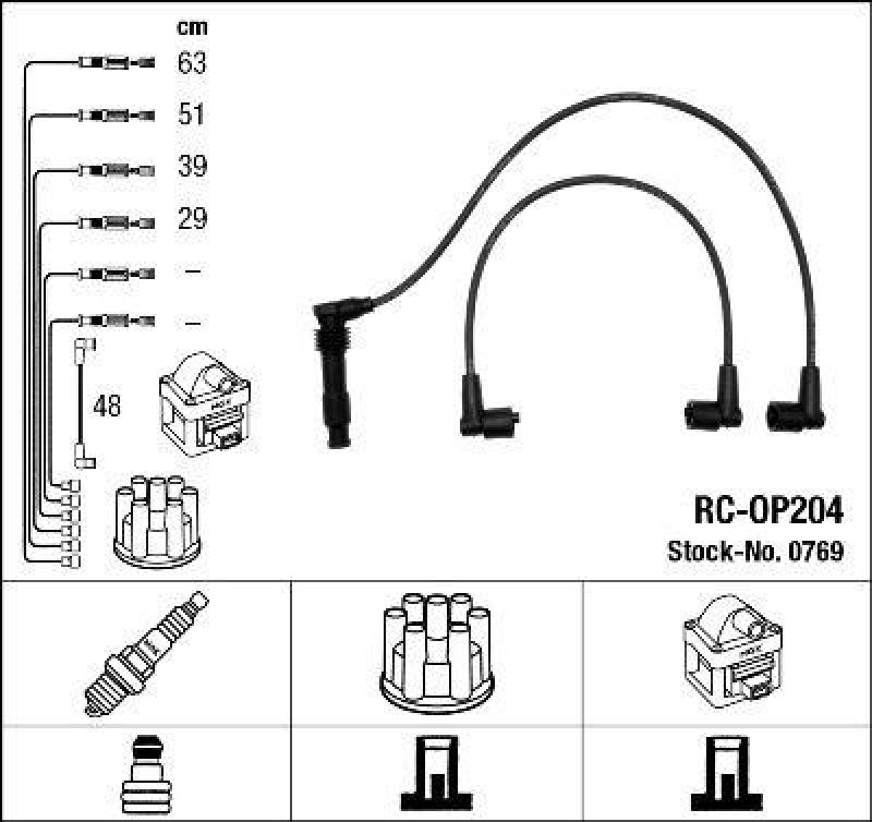 NGK Ignition Cable Kit