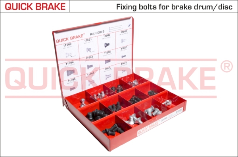 QUICK BRAKE Sortiment, Schrauben