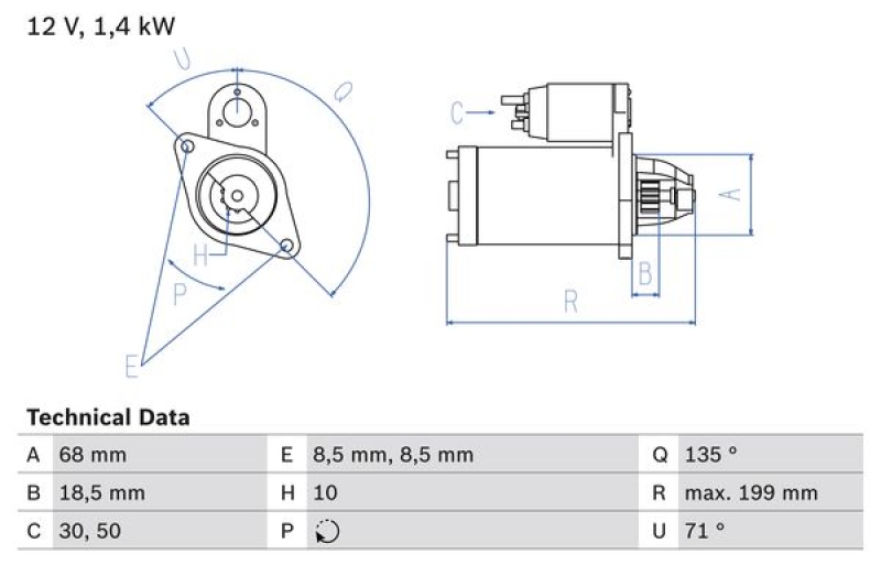 BOSCH Starter