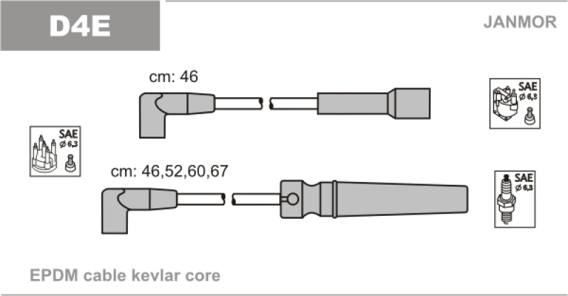 JANMOR Zündleitungssatz