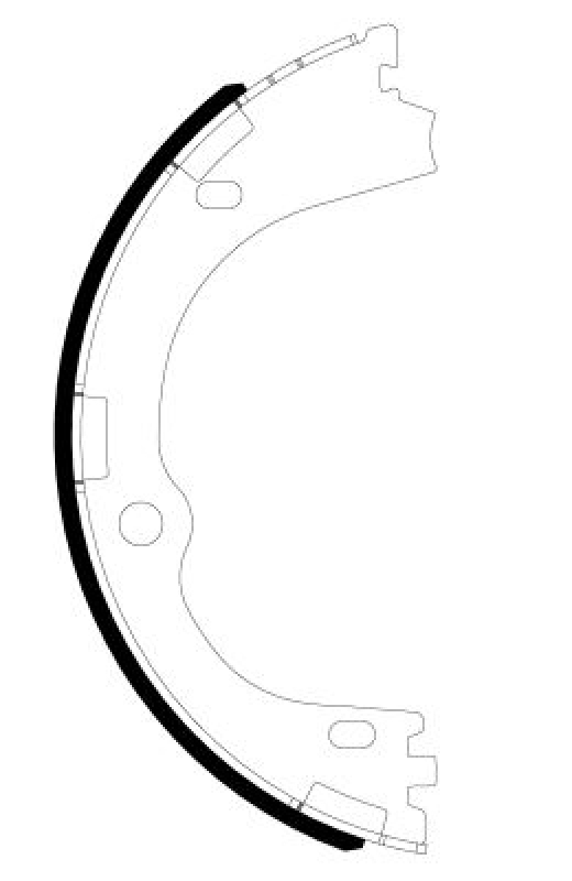 TEXTAR Brake Shoe Set, parking brake