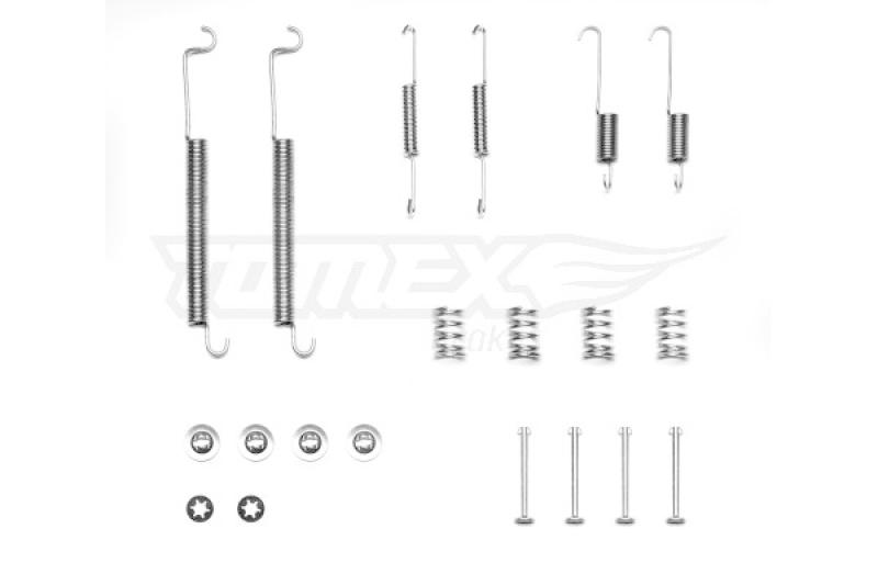 TOMEX Brakes Zubehörsatz Bremsbacken Trommelbremse Montagesatz