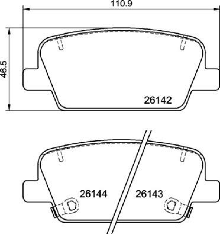 BREMBO Brake Pad Set, disc brake PRIME LINE