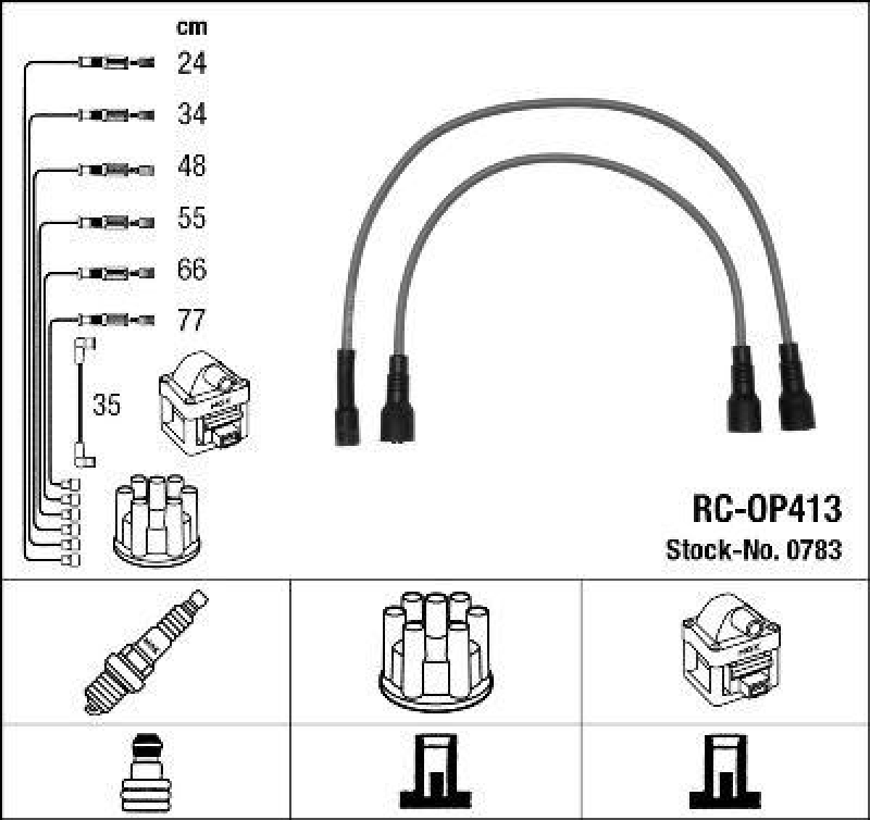 NGK Ignition Cable Kit