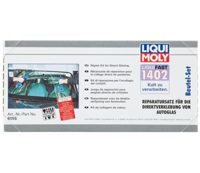 LIQUI MOLY Window Adhesive Liquifast 1402 (Beutel-Set)