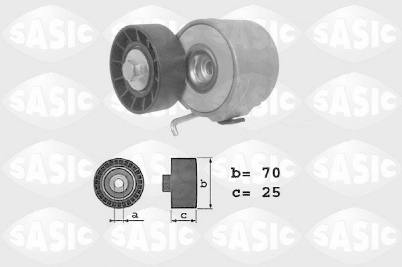 SASIC Belt Tensioner, V-ribbed belt