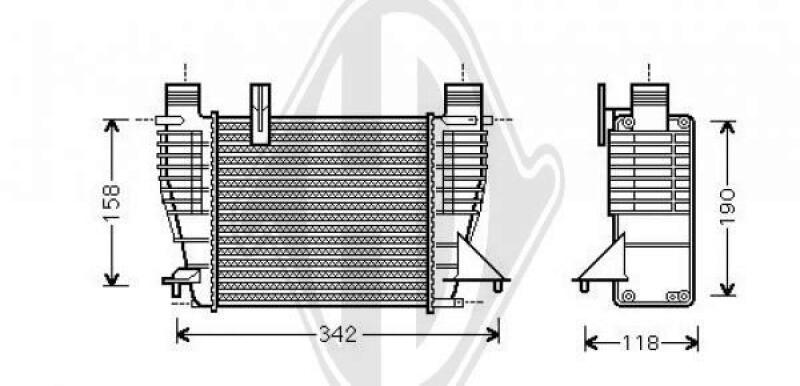 DIEDERICHS Intercooler, charger DIEDERICHS Climate