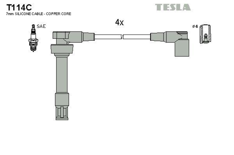 TESLA Ignition Cable Kit