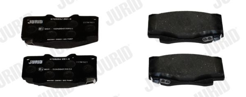 JURID Brake Pad Set, disc brake