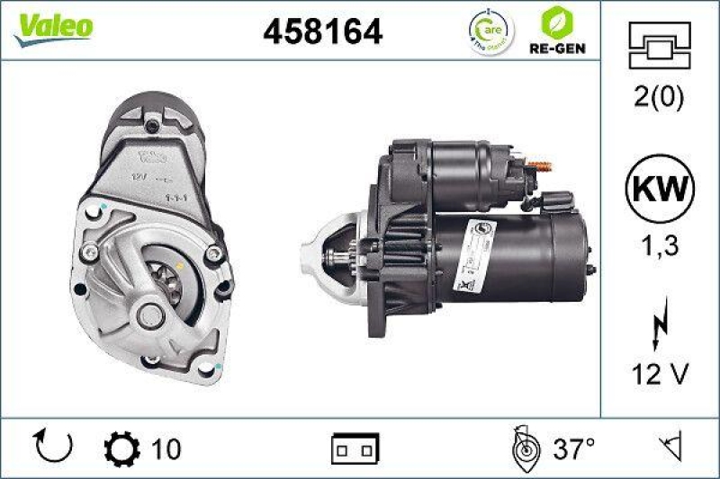 VALEO Starter VALEO RE-GEN REMANUFACTURED