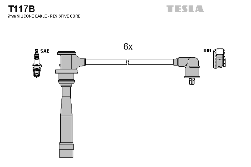 TESLA Zündleitungssatz