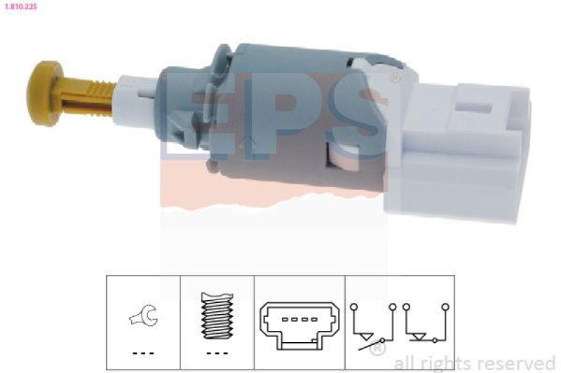 EPS Bremslichtschalter Made in Italy - OE Equivalent