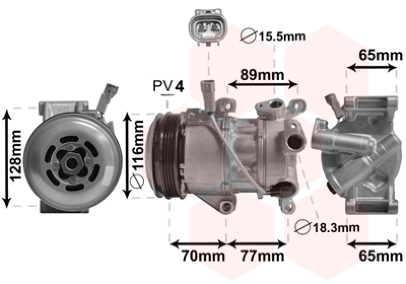 Compressor, air conditioning