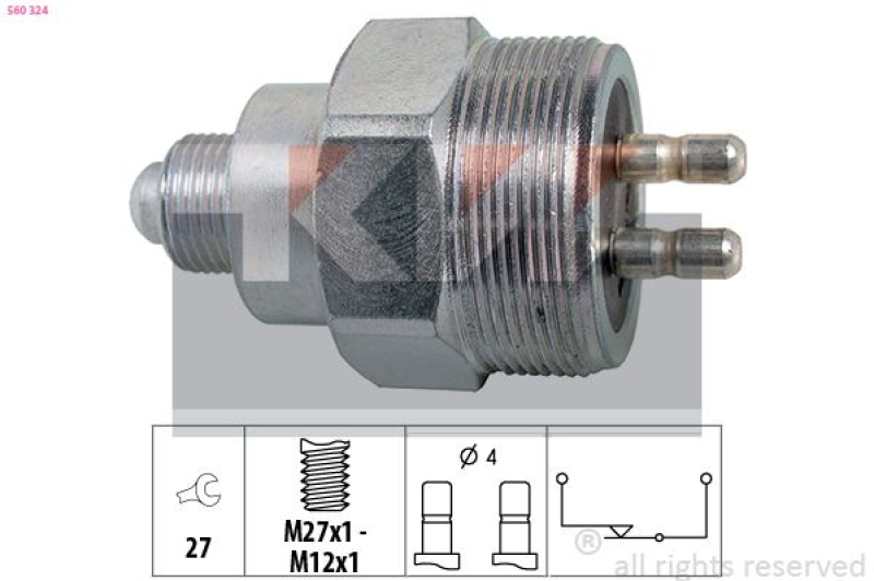 KW Schalter, Rückfahrleuchte Made in Italy - OE Equivalent