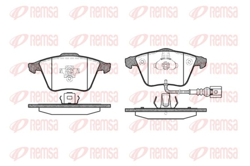 KAWE Brake Pad Set, disc brake