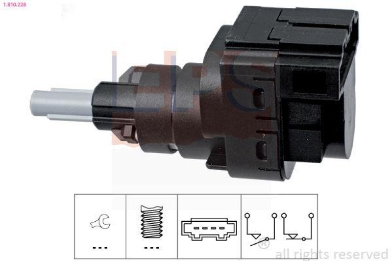 EPS Bremslichtschalter Made in Italy - OE Equivalent