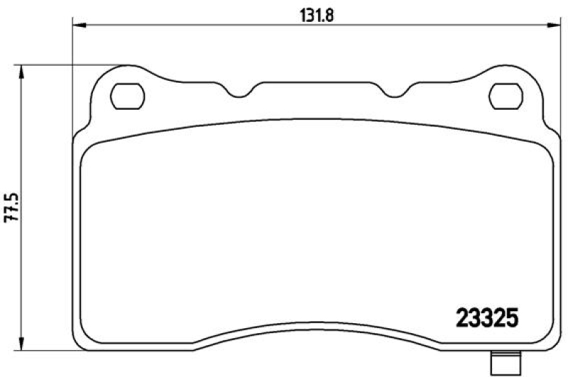 BREMBO Bremsbelagsatz, Scheibenbremse PRIME LINE