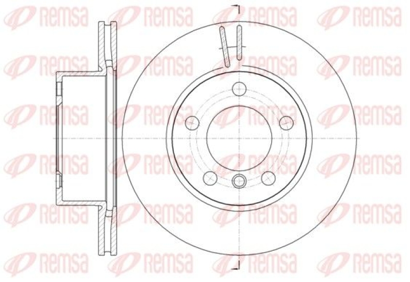 2x REMSA Brake Disc