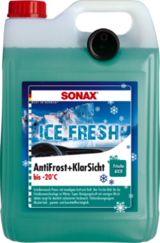 SONAX Antifreeze, window cleaning system AntiFreeze + Clear View ready-to-use -20 C IceFresh