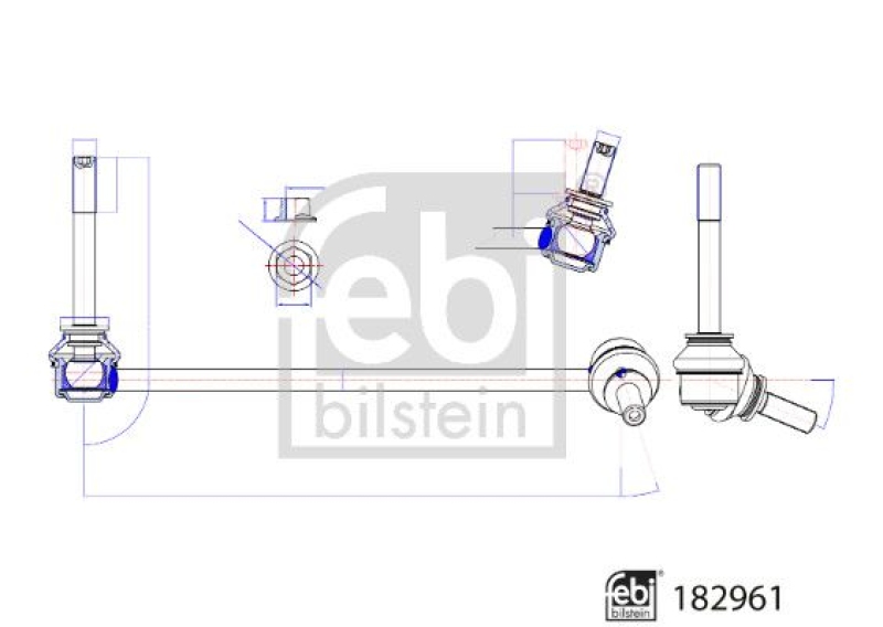 FEBI BILSTEIN Stange/Strebe, Stabilisator