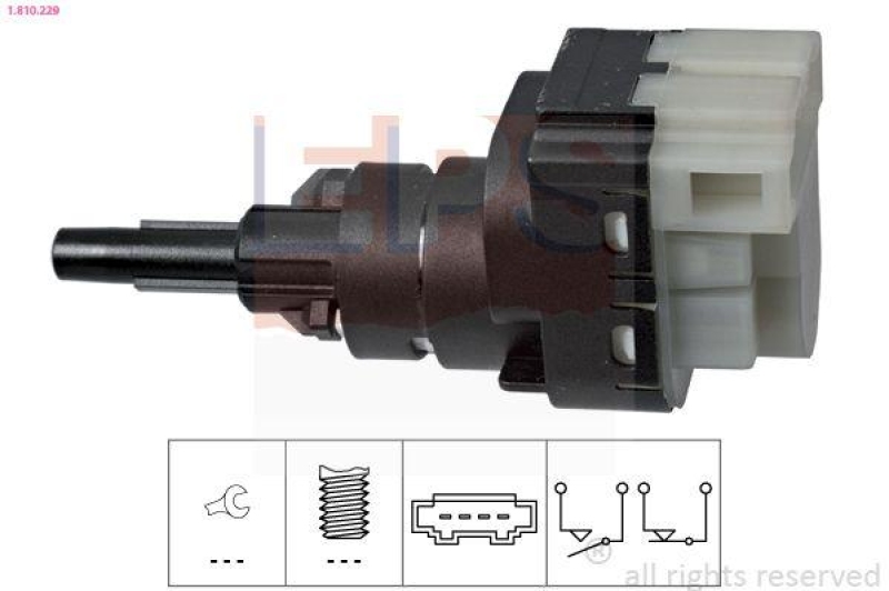 EPS Bremslichtschalter Made in Italy - OE Equivalent