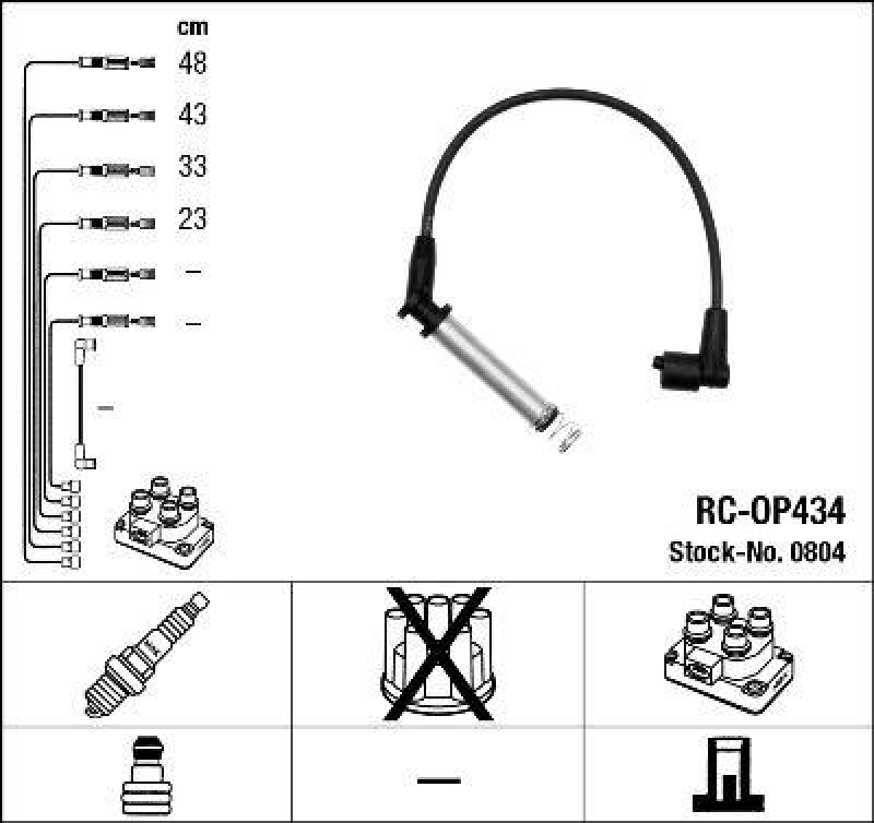 NGK Ignition Cable Kit