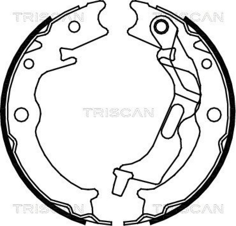 TRISCAN Bremsbackensatz