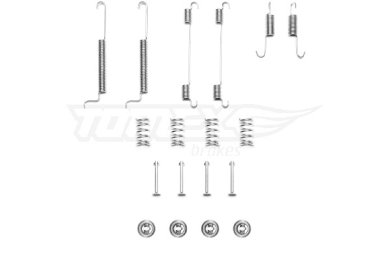 TOMEX Brakes Zubehörsatz Bremsbacken Trommelbremse Montagesatz