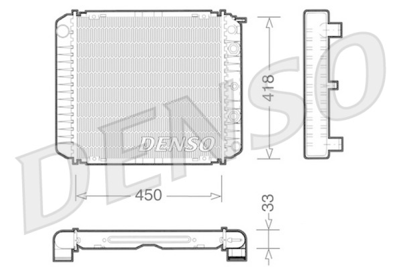 DENSO Kühler, Motorkühlung