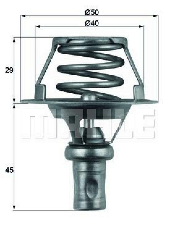 MAHLE Thermostat, coolant