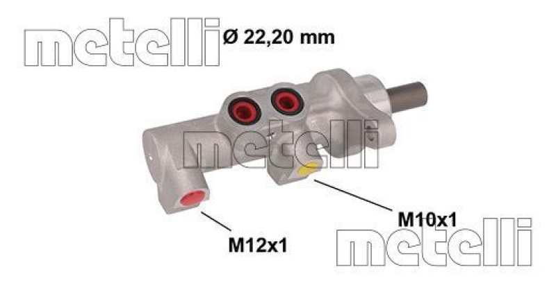 METELLI Brake Master Cylinder