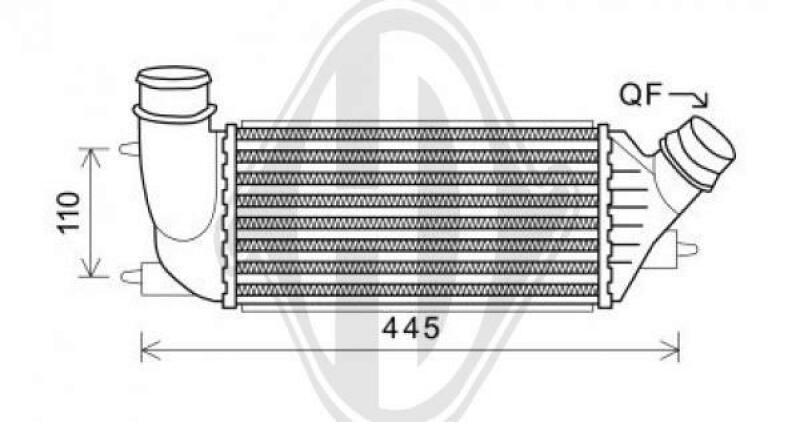 DIEDERICHS Intercooler, charger DIEDERICHS Climate