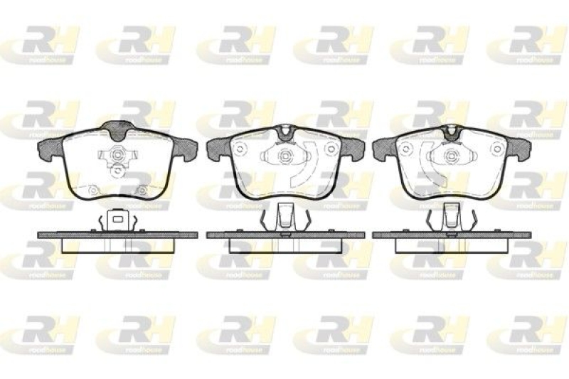 ROADHOUSE Brake Pad Set, disc brake