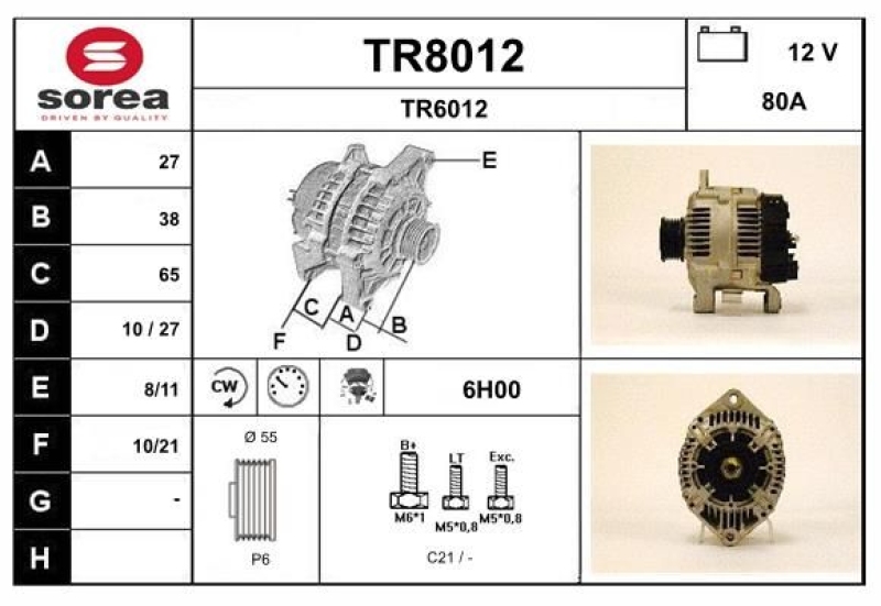 SNRA Alternator