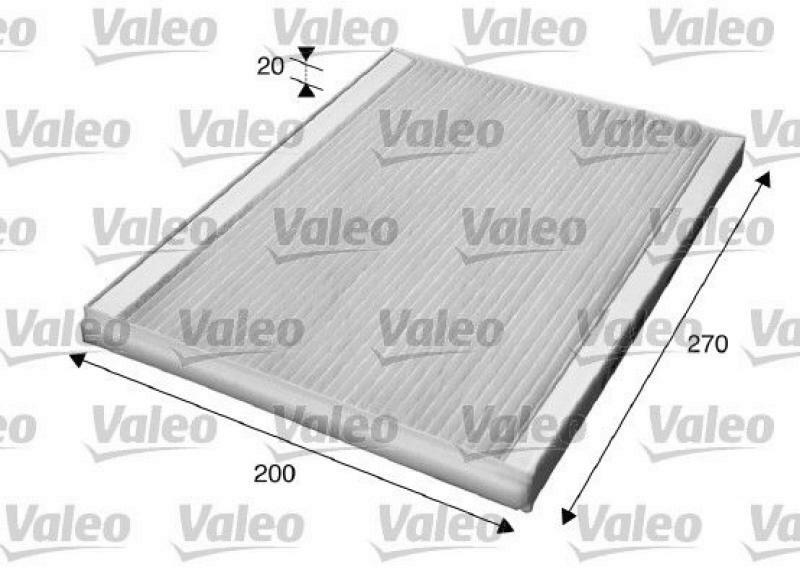 VALEO Filter, Innenraumluft CLIMFILTER COMFORT