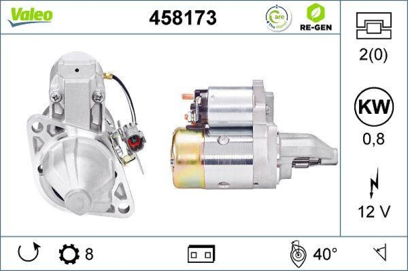 VALEO Starter VALEO RE-GEN REMANUFACTURED