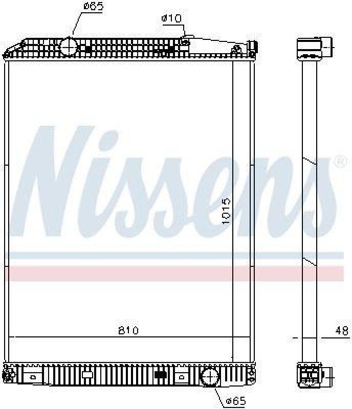 NISSENS Radiator, engine cooling