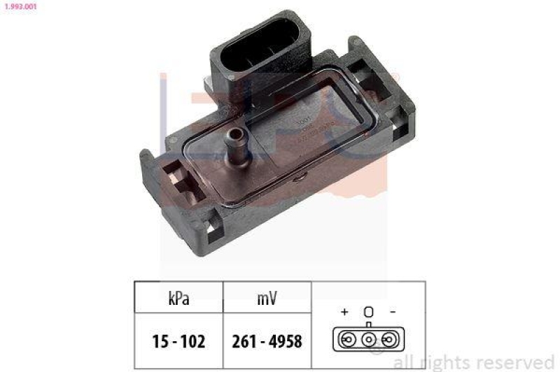 EPS Luftdrucksensor, Höhenanpassung Made in Italy - OE Equivalent