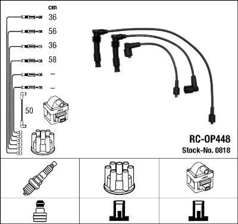 NGK Ignition Cable Kit