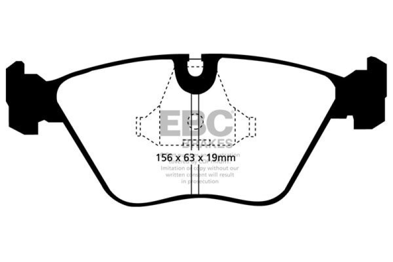 EBC Brakes High Performance Brake Pad Set