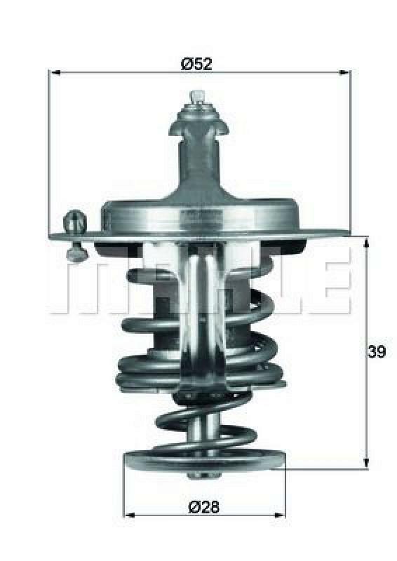 MAHLE Thermostat für Kühlmittel / Kühlerthermostat