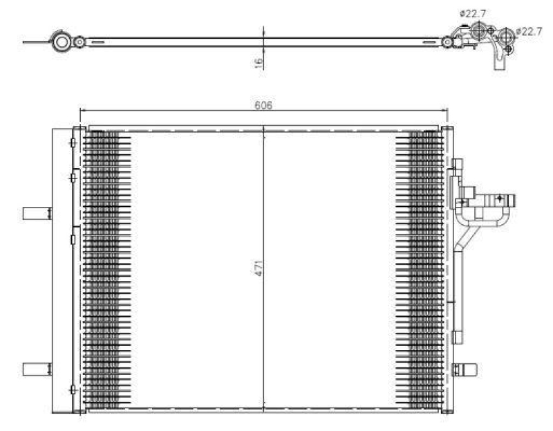 NRF Condenser, air conditioning