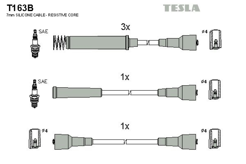 TESLA Ignition Cable Kit