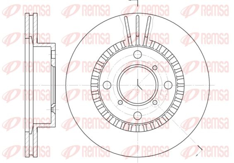 2x KAWE Brake Disc