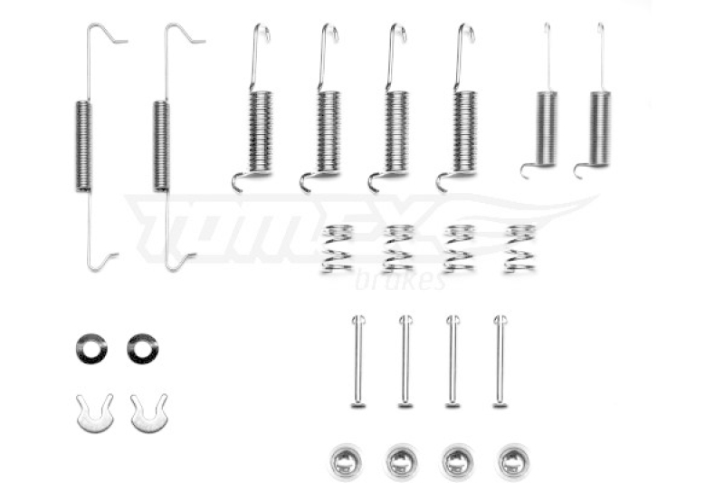 TOMEX Brakes Zubehörsatz Bremsbacken Trommelbremse Montagesatz